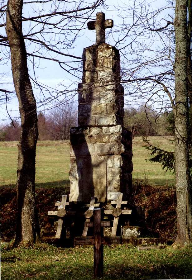 Pomnik – obelisk na cmentarzu nr 43 w Radocynie Pomnik – obelisk na cmentarzu nr 43 w Radocynie